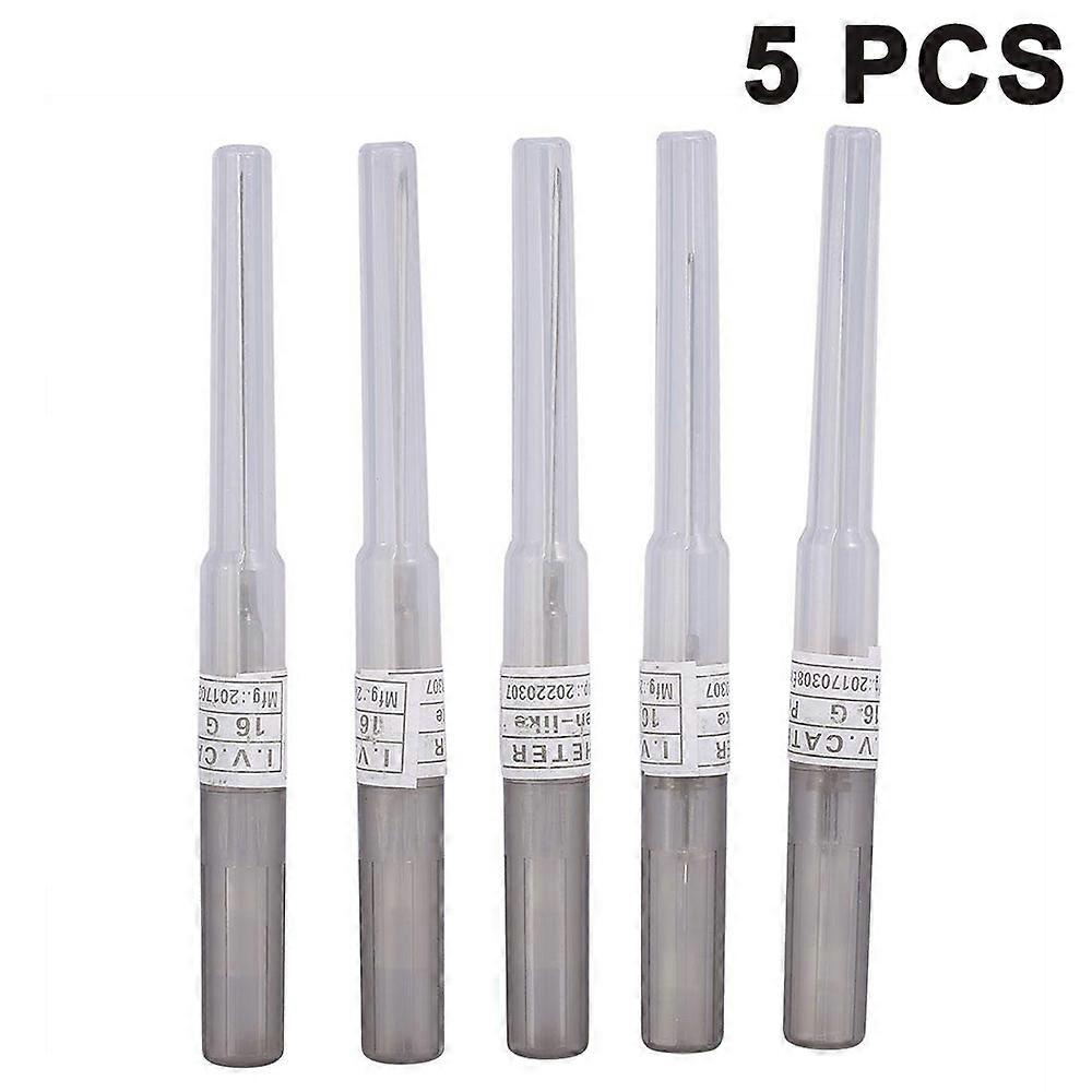 Ear Nose Piercing Needles 5 Pieces Mixed Piercing Needles Catheter
