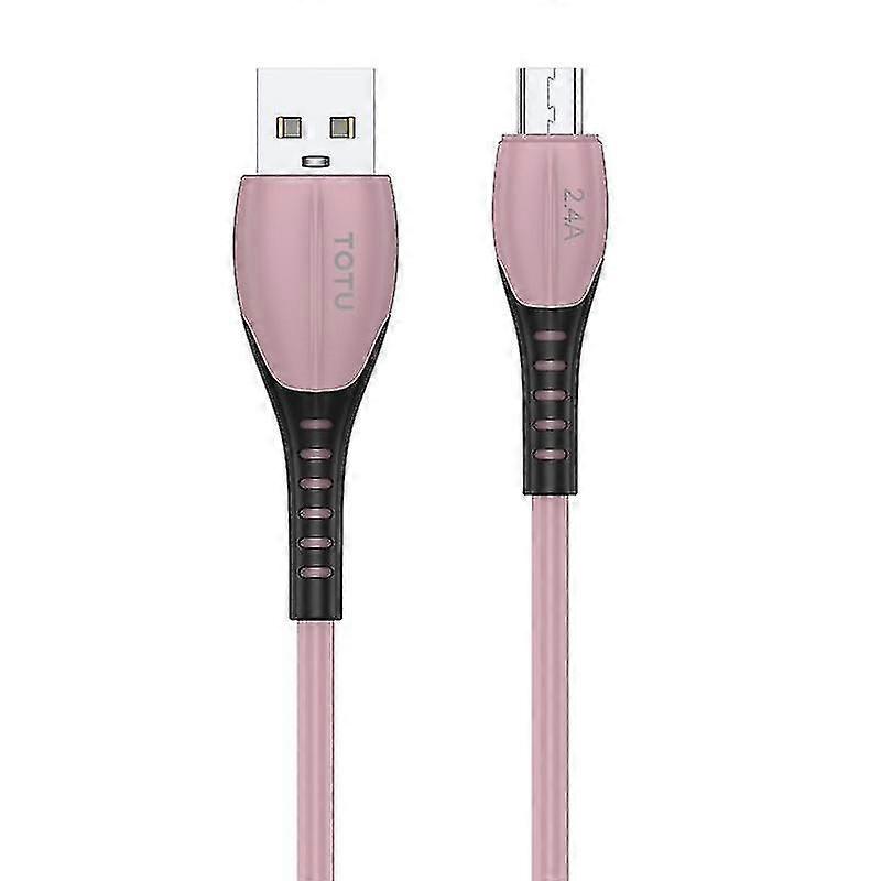 soft color series 2.4a micro charging data cable bm-002