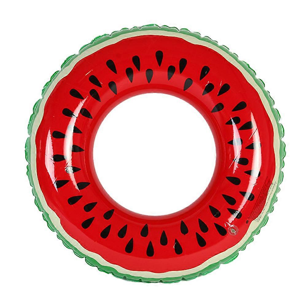 60 Fruit Pool Float, Watermelon Tube Ring Inflatable Durable Summer Swim Pool Party Float
