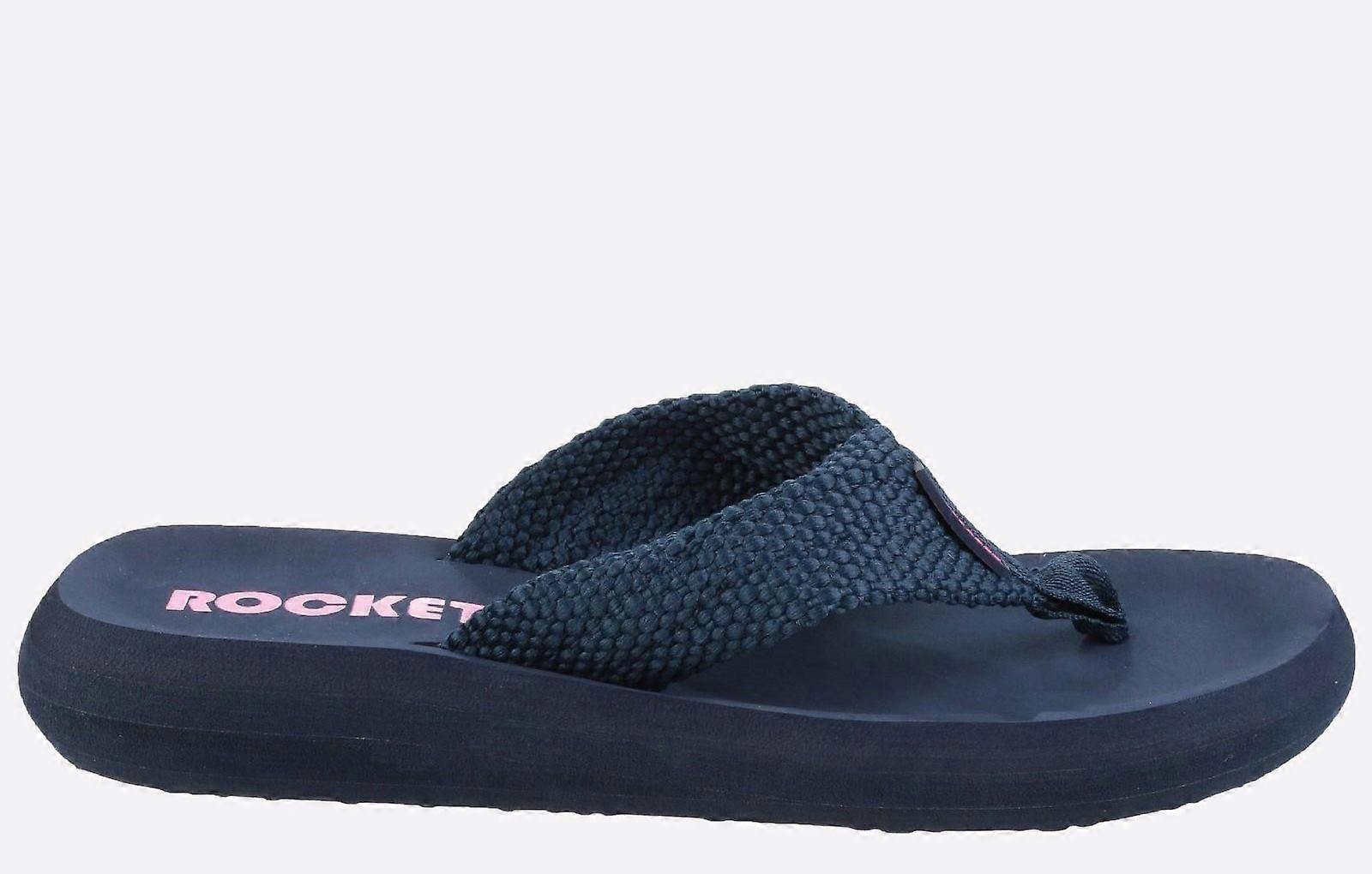Rocket Dog Sunset Webbing Flip Flops Navy