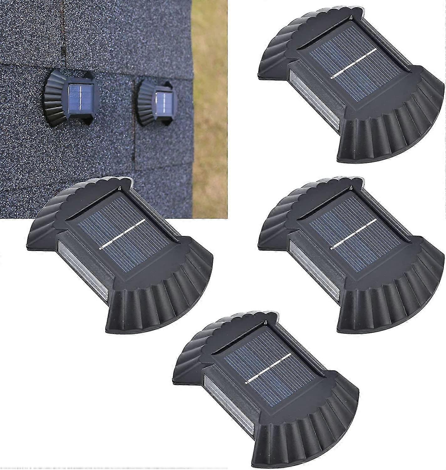 4 Pcs Multifunctional Waterproof Solar Wall Light Led Solar Wall Light