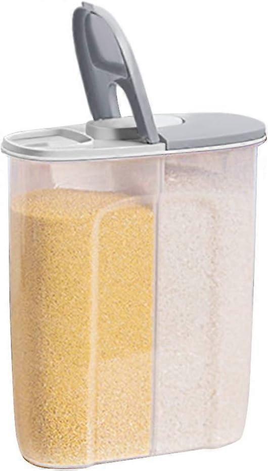 2 In1 Storage Jars Airtight With Lid, Cornflakes Storage Box