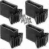 Universal Non-slip Rubber Ladder Replacement Feet - 4pcs