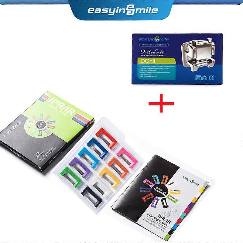EASYINSMILE Οδοντιατρική Interproximal IR / IPR Kit Ορθοδοντική Αναγωγή Ταινίες Σμάλτο Ανακούφιση Στίλβωση Πριόνι Self Ligating