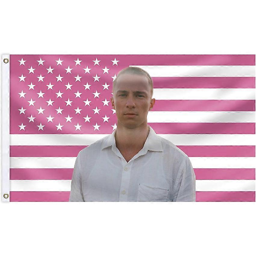 درو الوردي أمريكا العلم نسيج 3x5 قدم ملصق لافتة مضحكة لغرفة نوم النوم جدار كلية حزب داخلي ديكورات خارجية