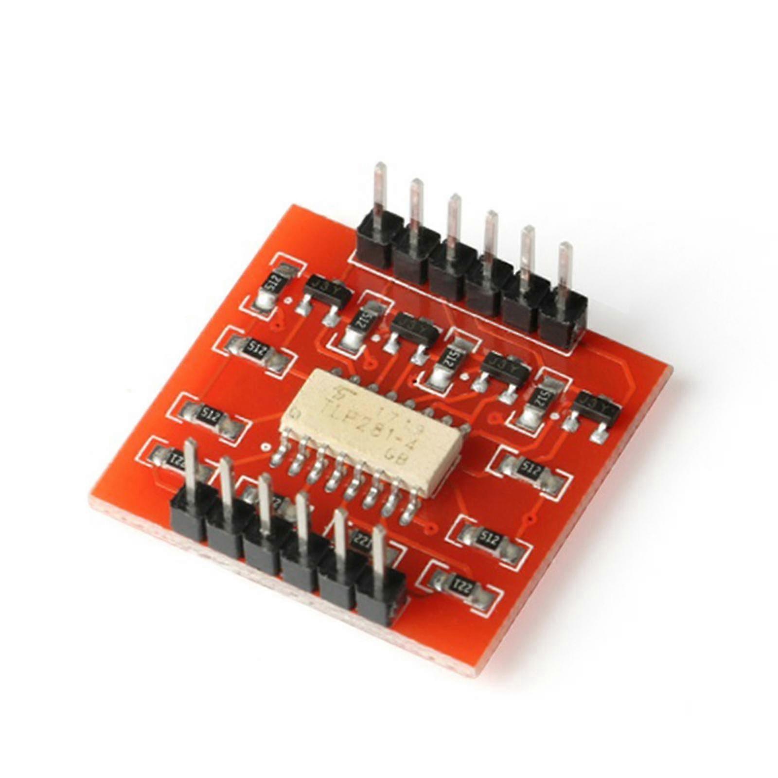 4 kanallı Opto-izolatör Ic Modülü Yüksek Düşük Seviyeli Optocoupler İzolasyon Panosu