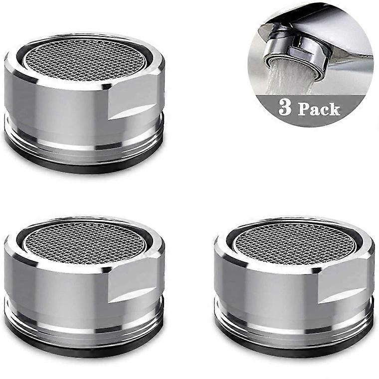 3 Pack M24 Faucet Aerator Tap 24mm Replacement Part, Brass Male Spout Threaded Aerator