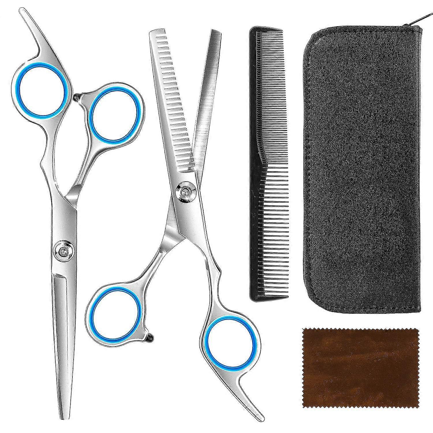 Professional Hair Scissors Set, Stainless Hairdressing Scissors Thinning Scissors For Thin