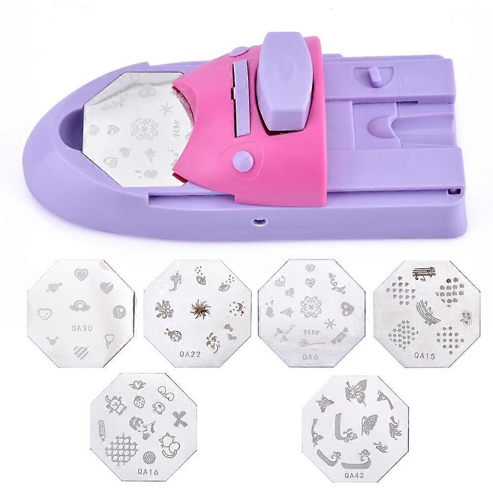 Nail Art Diy Printer Set Pattern Printing Manicure Machine Nail Drawing Polish Kit