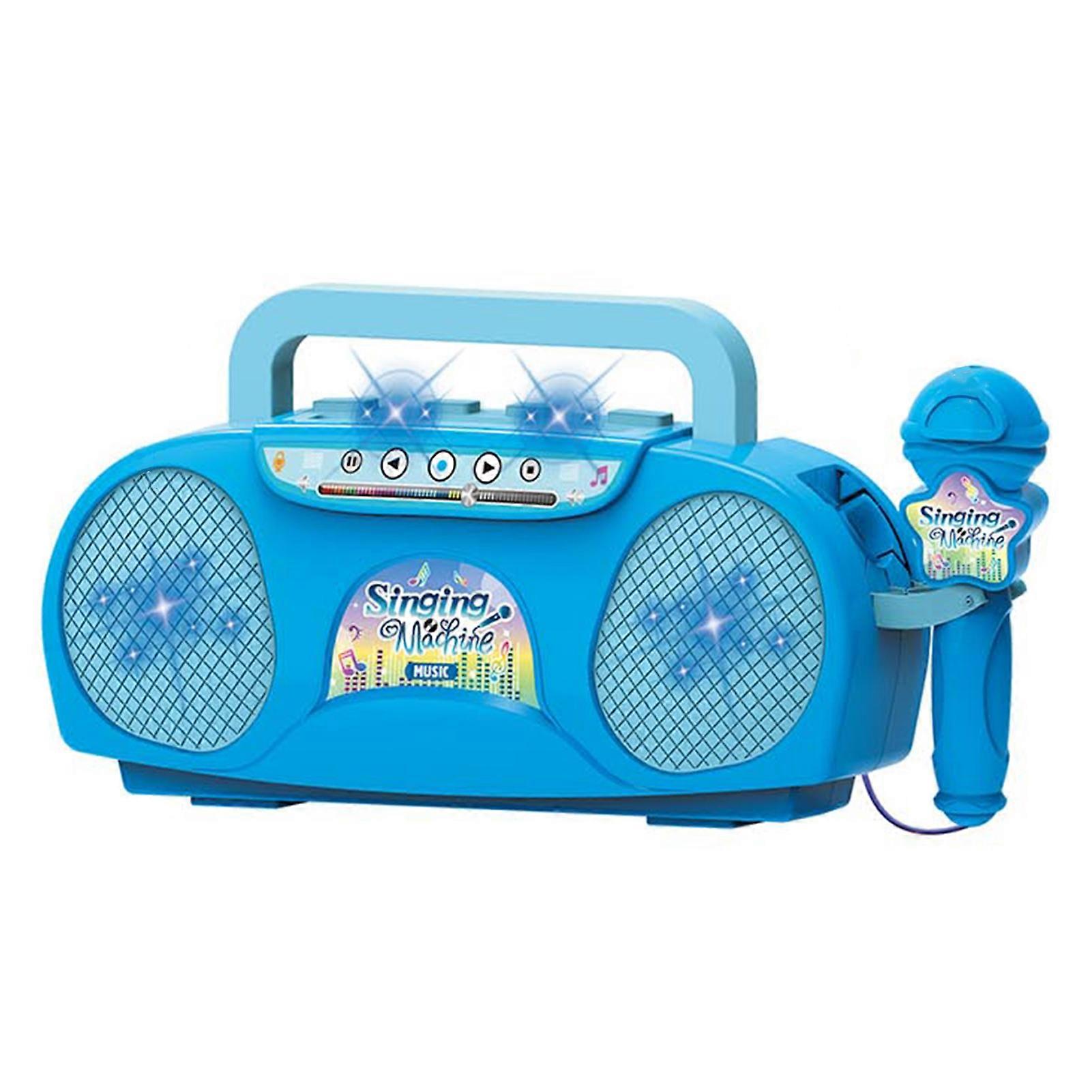 Portable Kids Microphone Toy with Lighting Effects Safe Fun Easy to Carry Musical Toy for Indoor Outdoor Singing