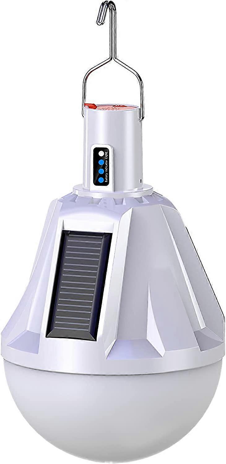 Solar LED bulb rechargeable by USB,waterproof,Remote control included