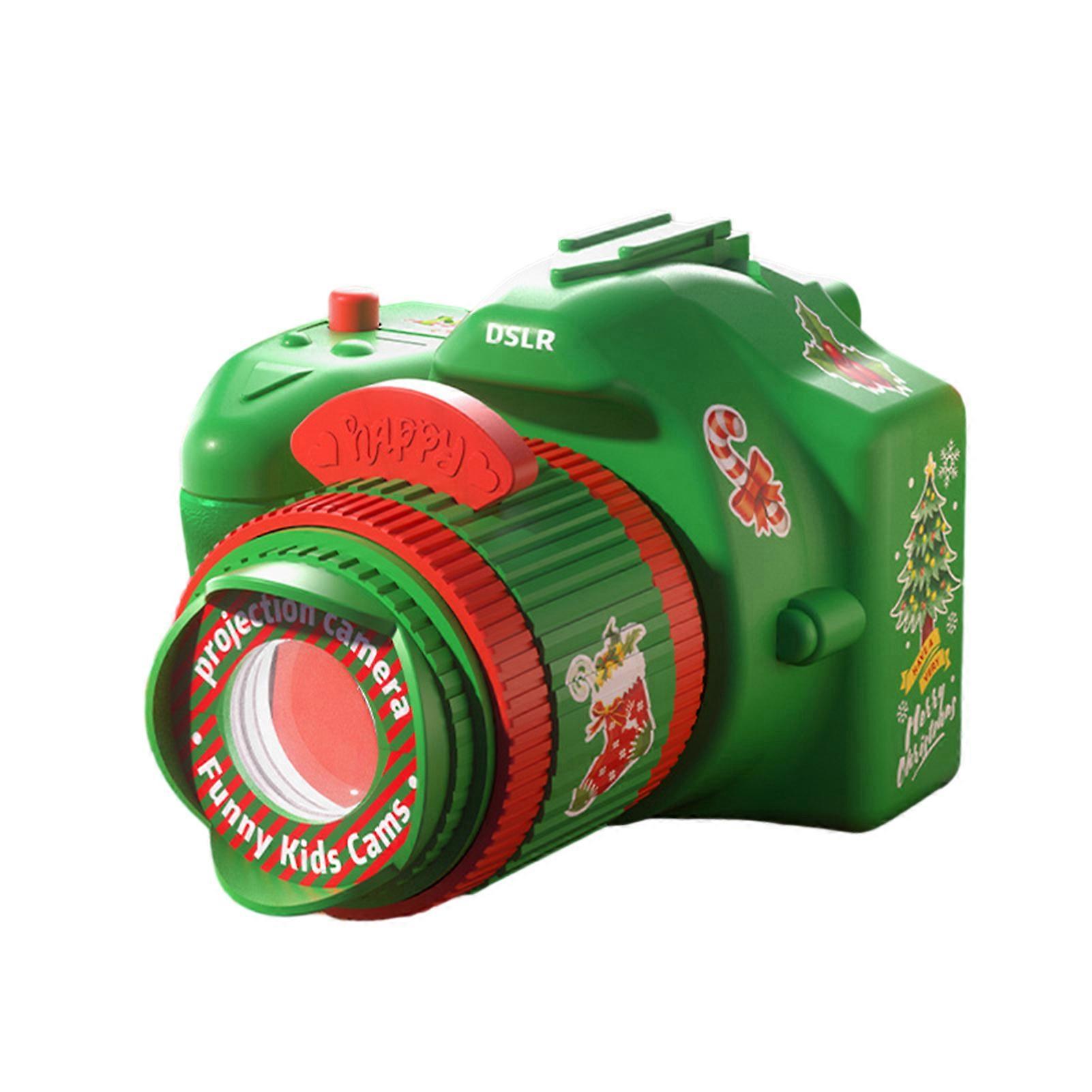 Children's Christmas Projection Camera Toy Fun Educational Wall Ceiling Projection Stimulates Brain Development Image Projector for Kids