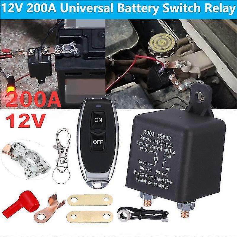 Car Battery Switch Disconnect Power Kill Master Isolator Cut Off Remote Control