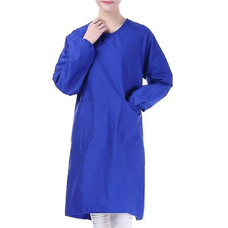 Apron Adjustable Durable Polyester Long Sleeve Kitchen Apron for Cooking