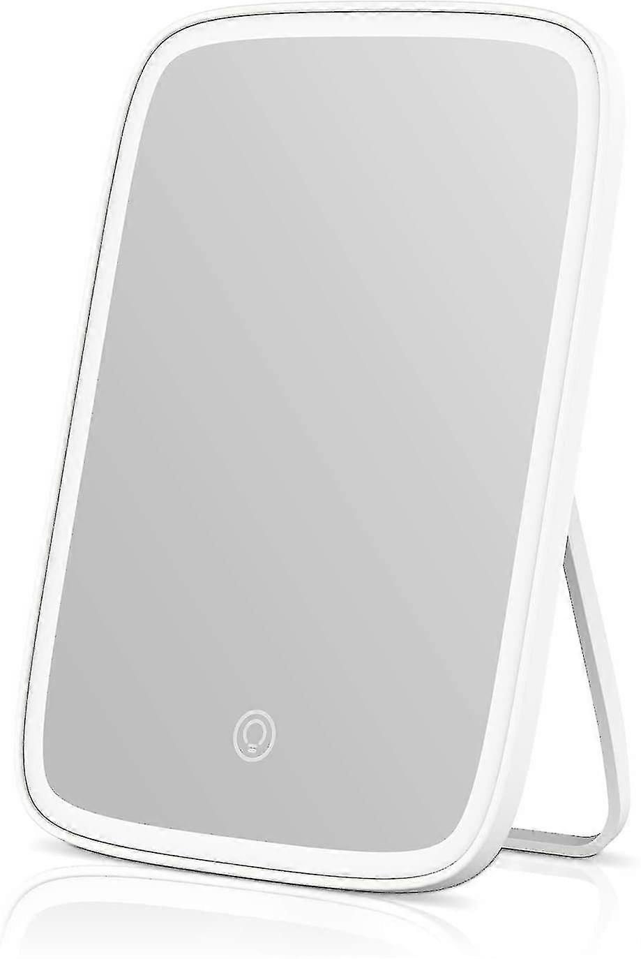 Makeup Mirror With Led Lights, Vanity Mirror With Touch Screen & Adjustable Light Brightne