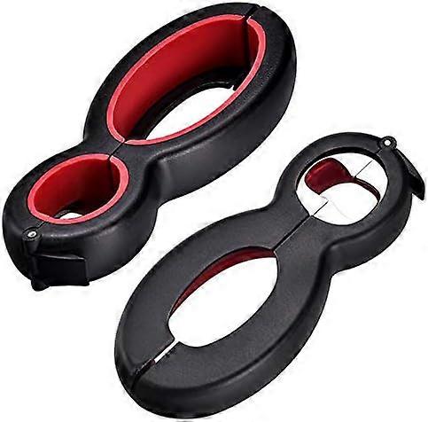 6 In 1 Multi Opener Jar Opener, Non-Slip Easy Grip Can Openers , Ideal for Seniors Arthritis Suffers and W