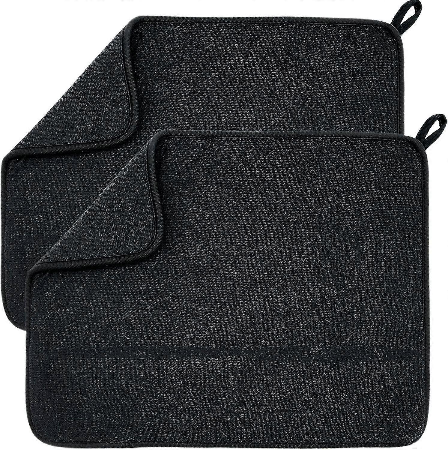 حصيرة تجفيف الأطباق للمطبخ كاونتر ، حصائر تصريف ماصة مع Mircofiber