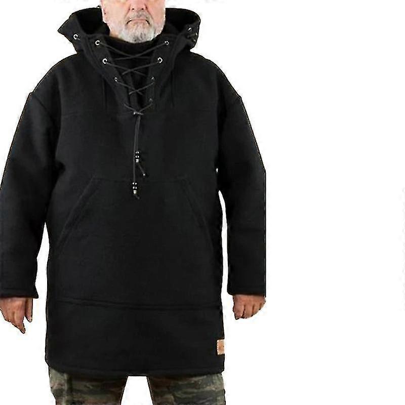 Winter Men's Leisure Jacket Hooded Wool Heavy Coat And Sweatshirt