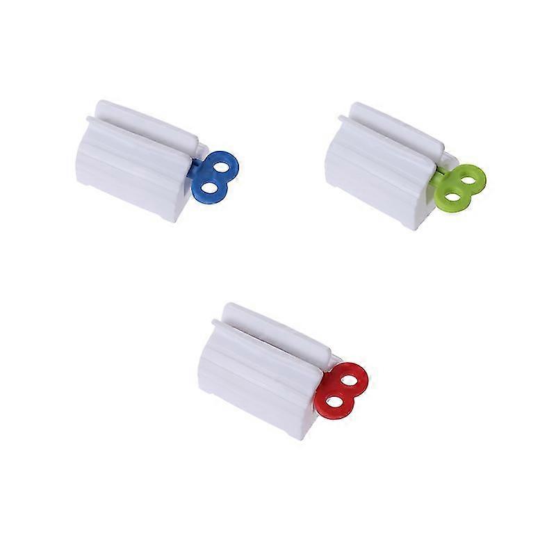 Toothpaste Squeezers Extruder Cleanser Press Dispenser Device Household Lazy Rolling Holder Clip-on Bathroom Accessoriesa A