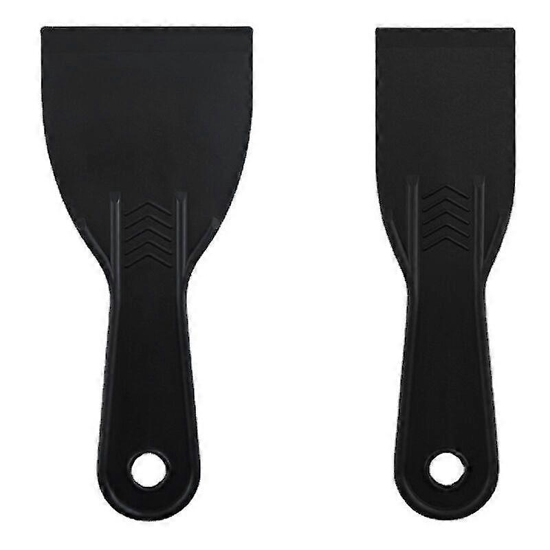 2023 New Soft Plastic Spatula Different Sizes Plastic Paint Scraper Plastic Putty Knife (2/3")2pcs