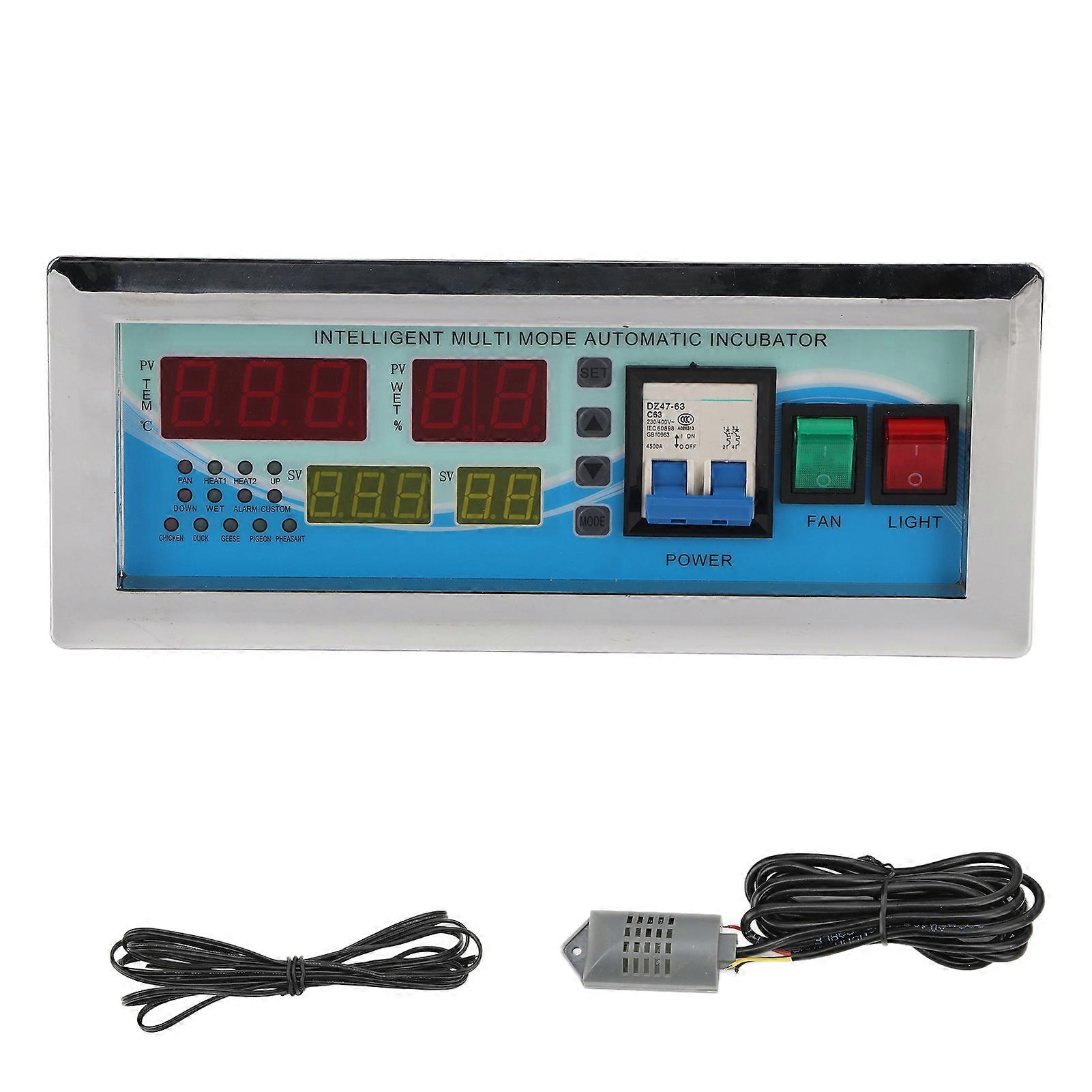 Incubator Controller Multifunction Automatic Temperature and Humidity Incubator Management System for Intelligent Farm110V