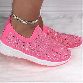 Women Glitter Bling Casual Sports Shoes Sneakers Trainers