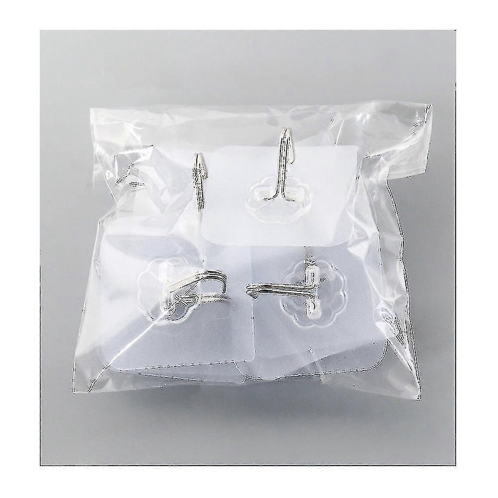 Transparent sans couture crochets lot de dix