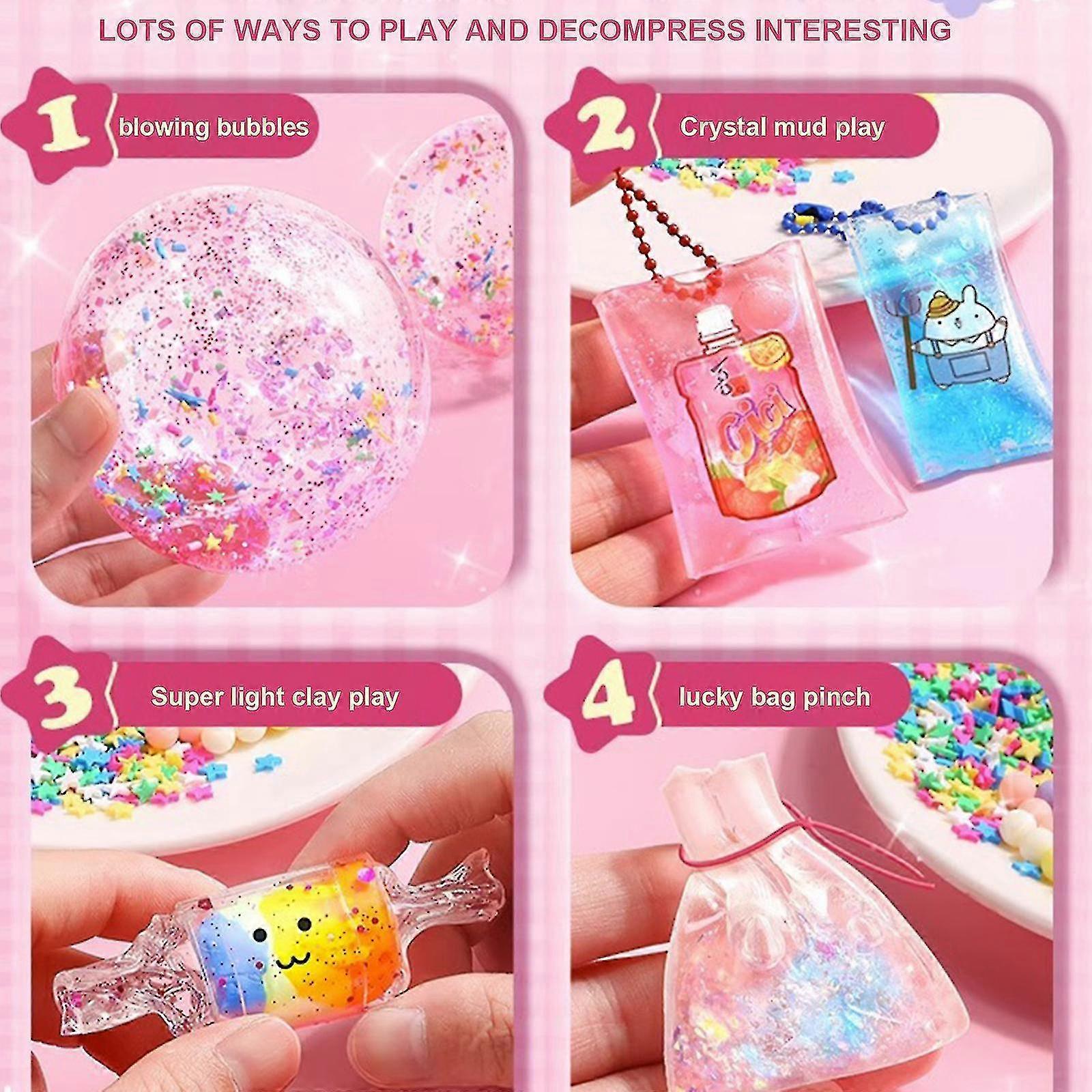 Nano Tape Bubble Kit for Kids with Step-by-Step Video Tutorials, Nano Double Sided Adhesive Gel Grip Traceless Tape