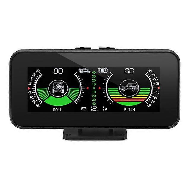 Car Compass Inclinometer Car GPS Speedometer Off Road Accessories Car HUD Head Up Display Overspeed Alarm M60 Inclinometer