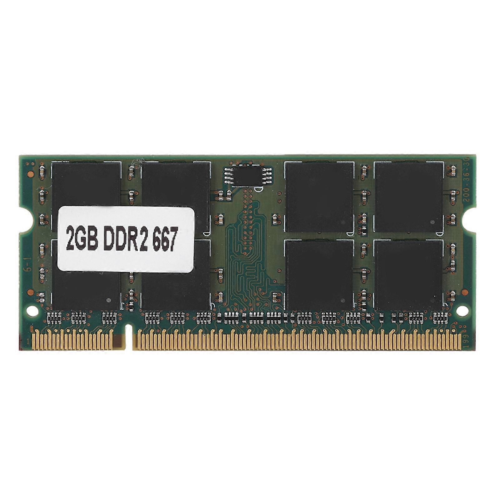 DDR2 2G 667MHz Memory for Intel AMD Notebooks - PC2-5300 200Pin Upgradable RAM