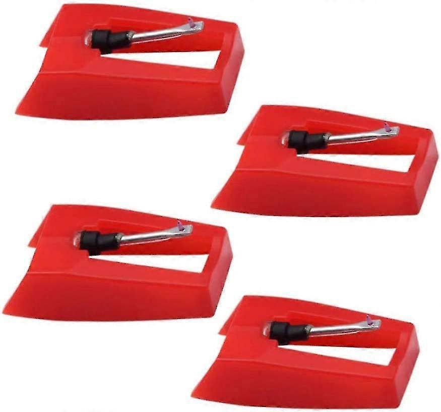Ruby Record Player Needle Turntable Stylus Replacement - 4 Pack