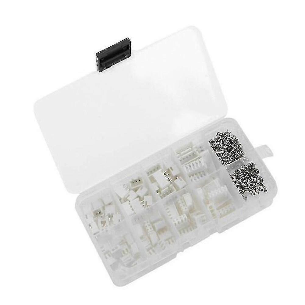 230pcs Xh2.54 2p 3p 4p 5 Pin 2.54mm Pitch Terminal Kit / Housing / Pin Header Connector Jst Connect PXCL