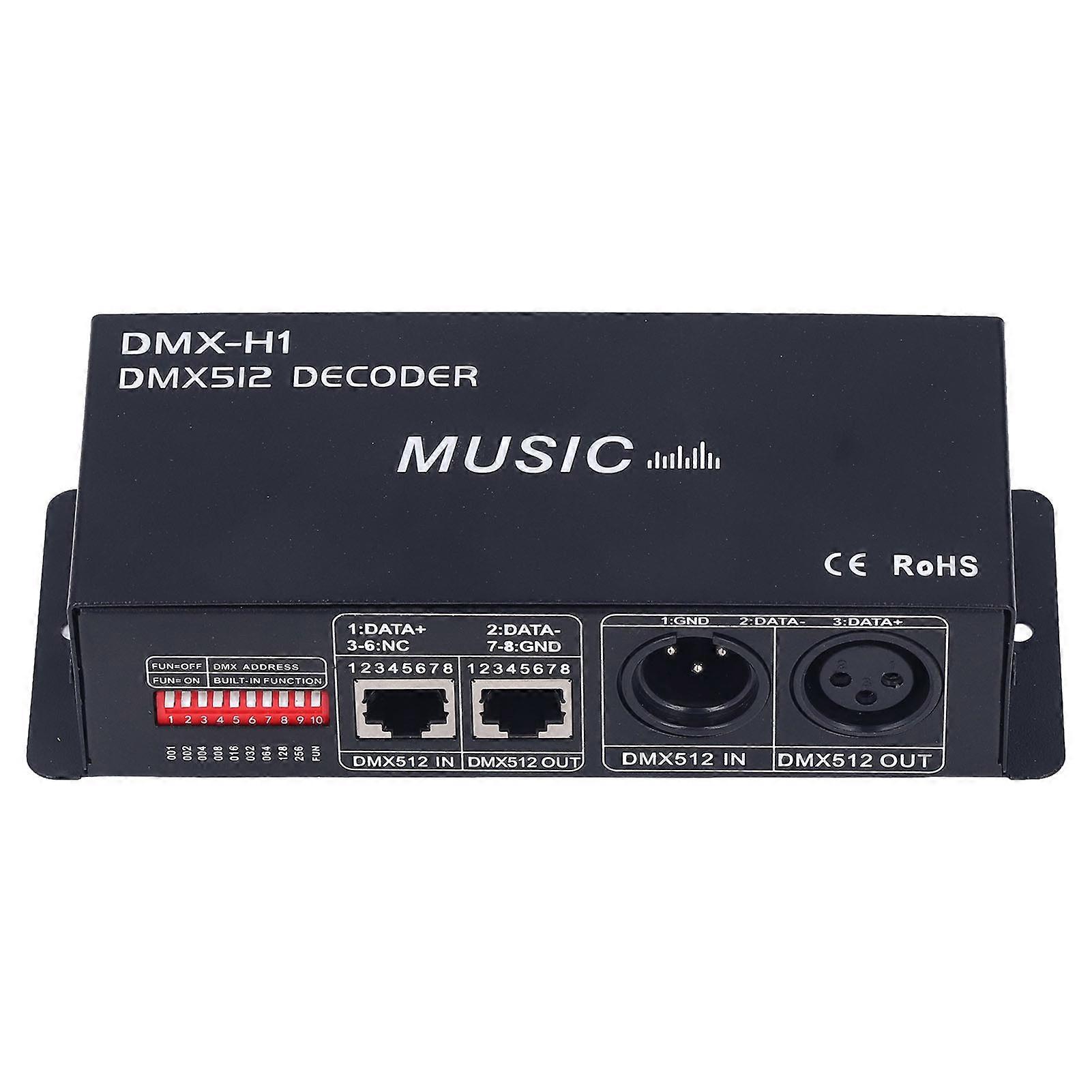 3 Channel DMX Decorder Adjustable RGB Dimming LED Decorder Controller compatible Bars Hotels Sober Bar8A