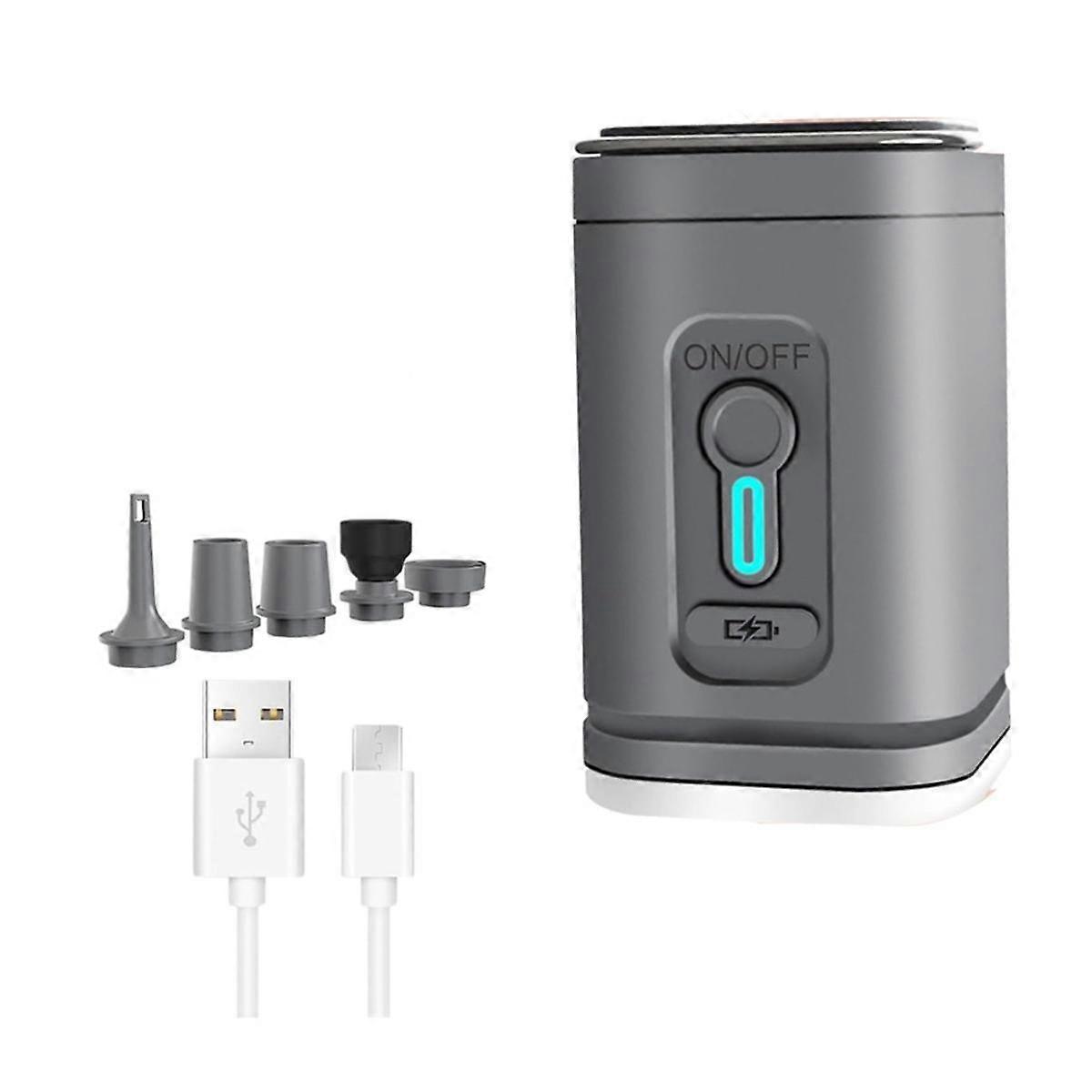 مضخة التضخم اللاسلكية ضاغط هواء مضخة هواء كهربائية محمولة في الهواء الطلق لسرير وسادة الهواء ممارسة اليوغا للسباحة