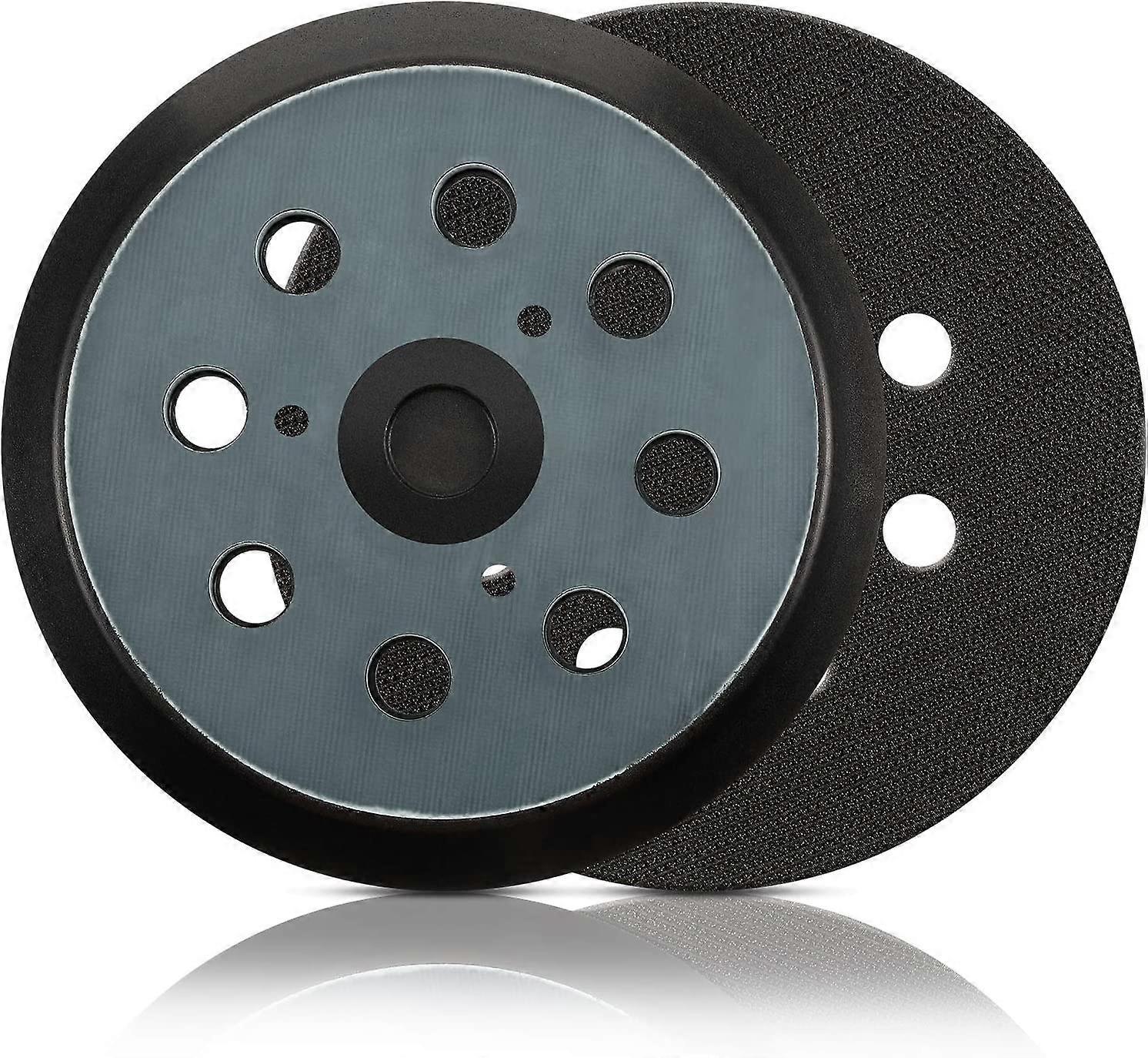 2 Pieces 5 Inch 8 Hole Replacement Sander Pad Sander Hook and Loop Replacement Sanding Pad