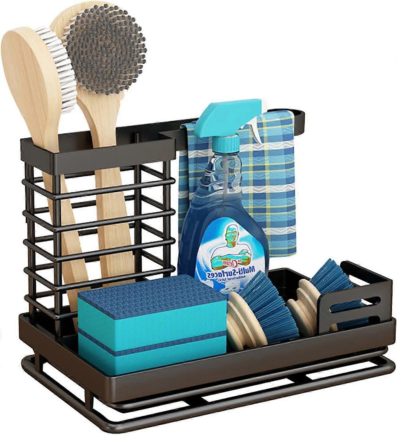 Multifunctional rag rack dishcloth sponge drain rack kitchen storage rack rag drain rack