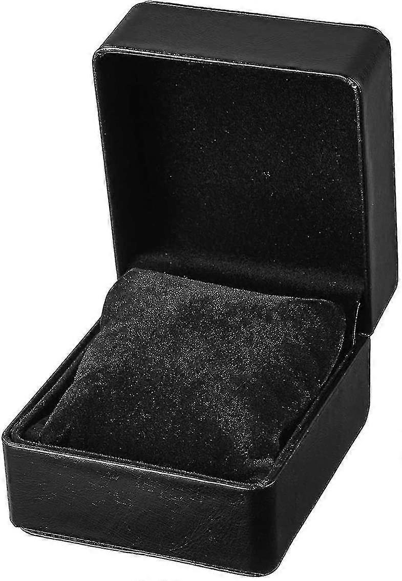 مشاهدة مربع، عالية الجودة بو سوار مربع، هدية مربع، مربع المجوهرات، مناسبة جدا لعيد الميلاد، رأس السنة الجديدة، هدايا عيد ميلاد (أسود)