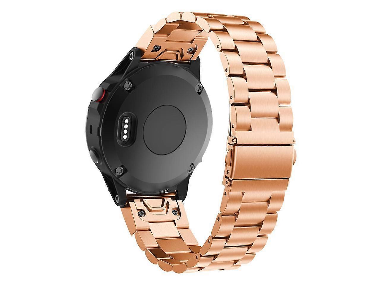 Fenix 5S Band Quick Release Easy Fit 20mm Solid Stainless Steel Metal Bands Compatible for Garmin Fenix 5S / 5S Plus / D2 Delta S Smartwatch