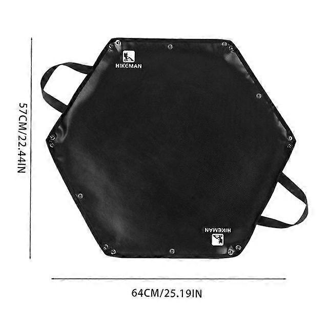 Silicone Fire Insulation Mat Deck Protector Firepit Protector Fireproof Mat BBQ Mats Heat Resistant Firepit Protector Ember Mat