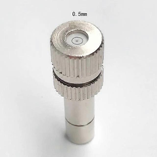 10pcs High Quality Atomizing Misting Nozzle Garden Water Irrigation Sprinkler Quick Pushing Nozzles For Misting Cooling System