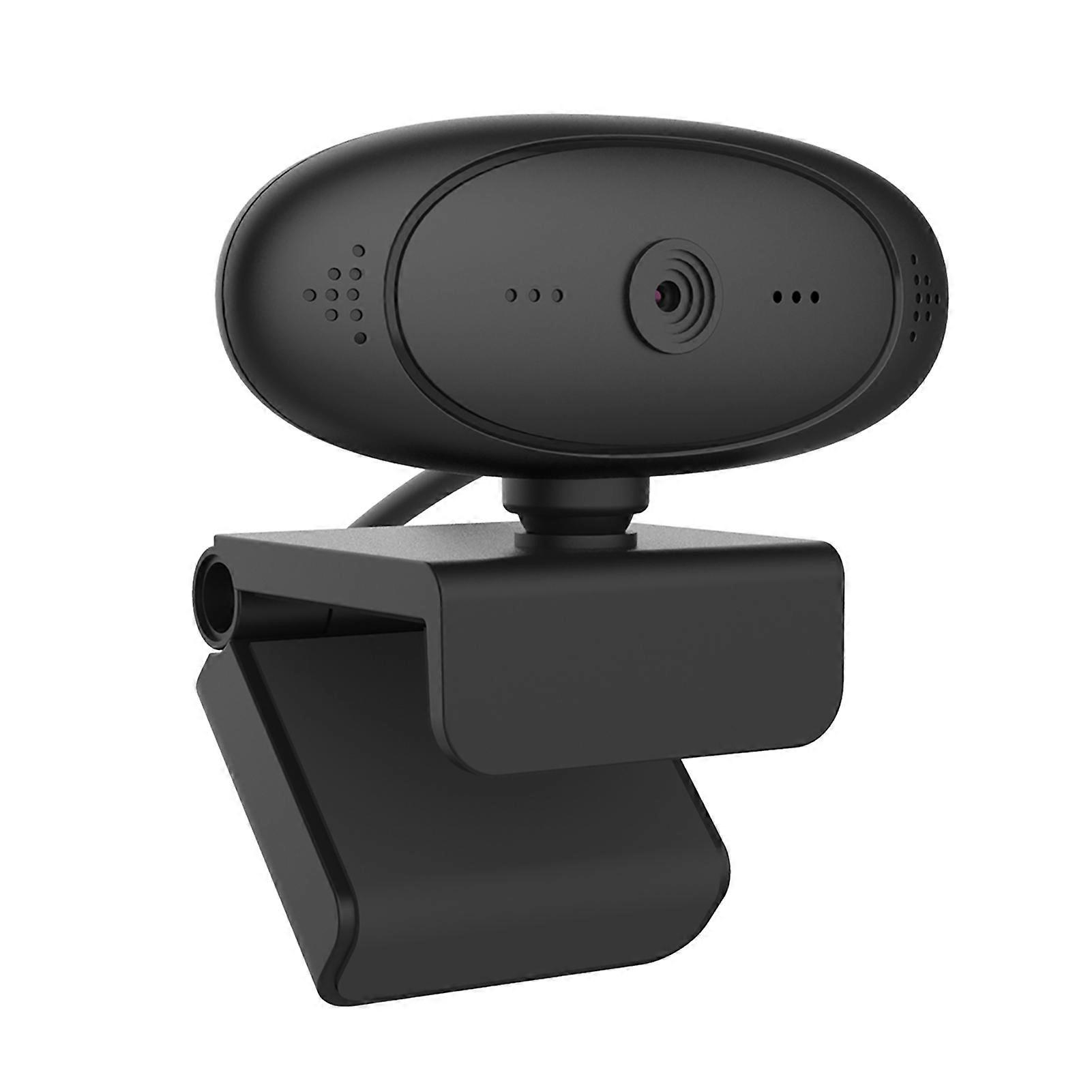 1080P HD Computer Camera Video Conference Camera Webcam 2 Mega Pixel Auto Focus 360 Rotation USB Plug & Play with Microphone for Video Meeting Online 