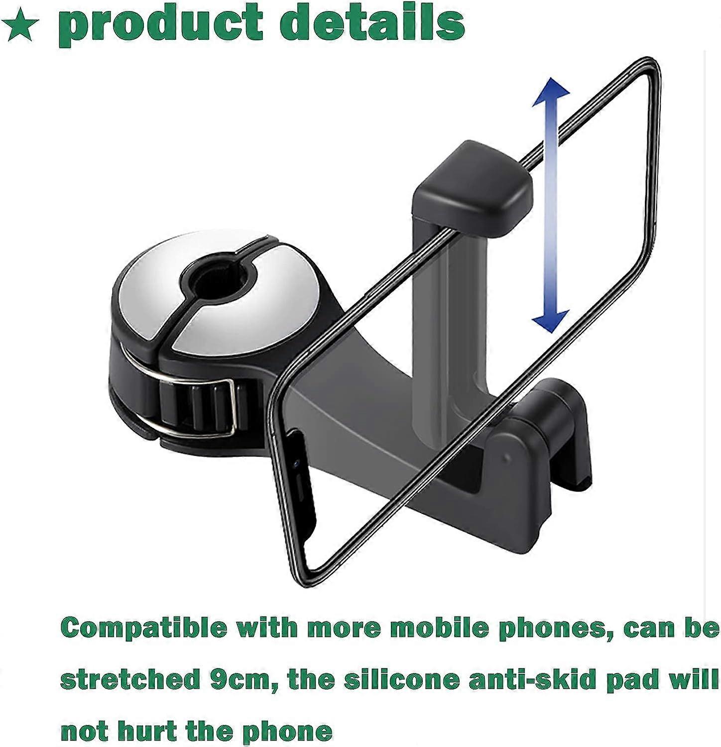 2-Piece Car Seat Rear Headrest Hook Hooks