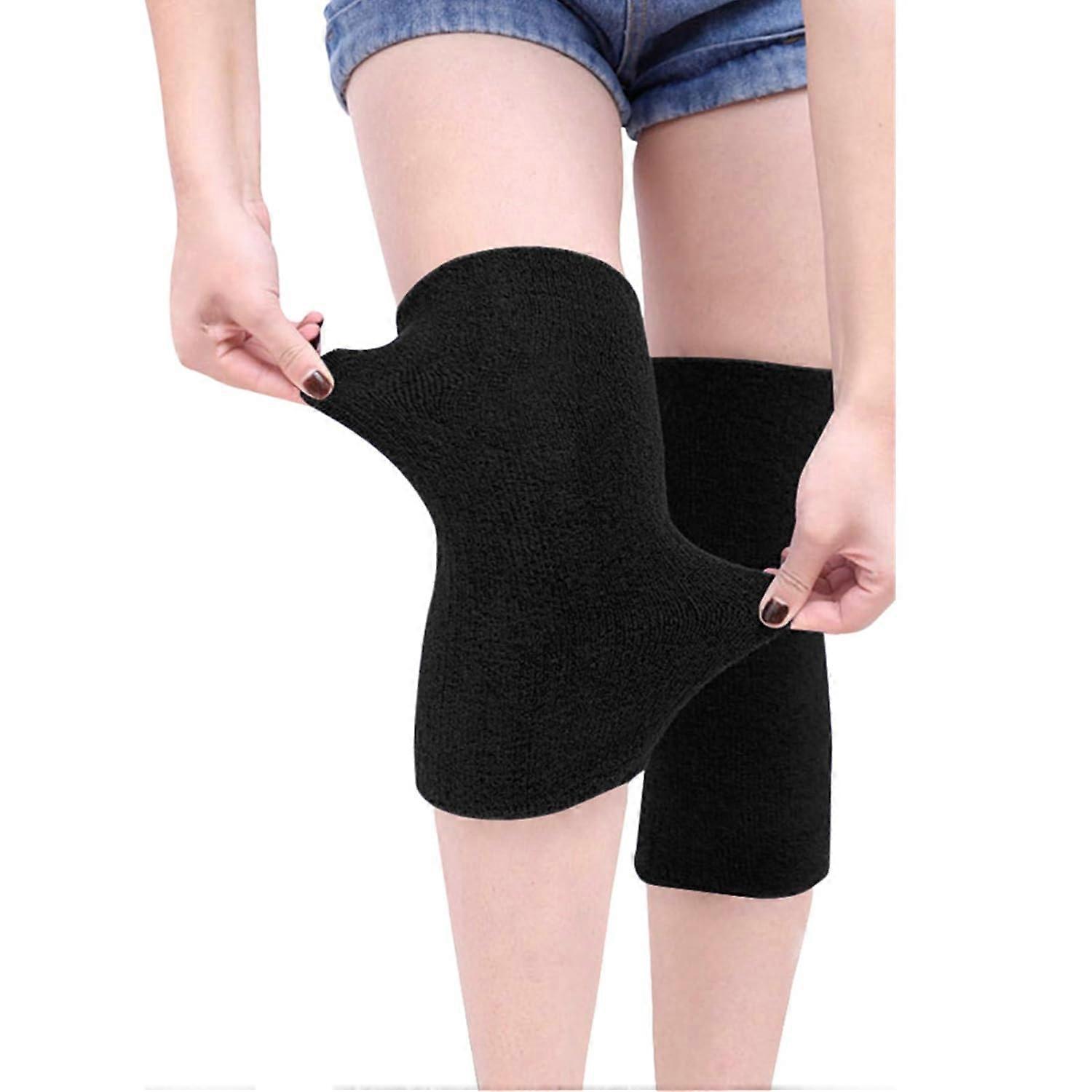 Knee pad compression sleeve to keep the elderly thickened and warm knee pad support elastic cotton protector