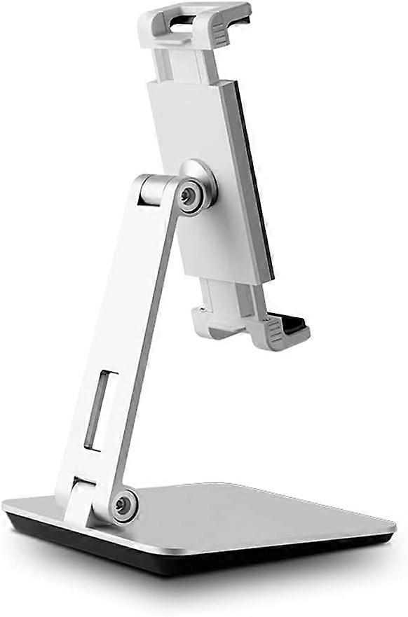 Adjustable Tablet Bracket, Holding a Shelf for Desktop Aluminum Computer Mobile Phone, Desktop (Color : White-Fruit peach5)