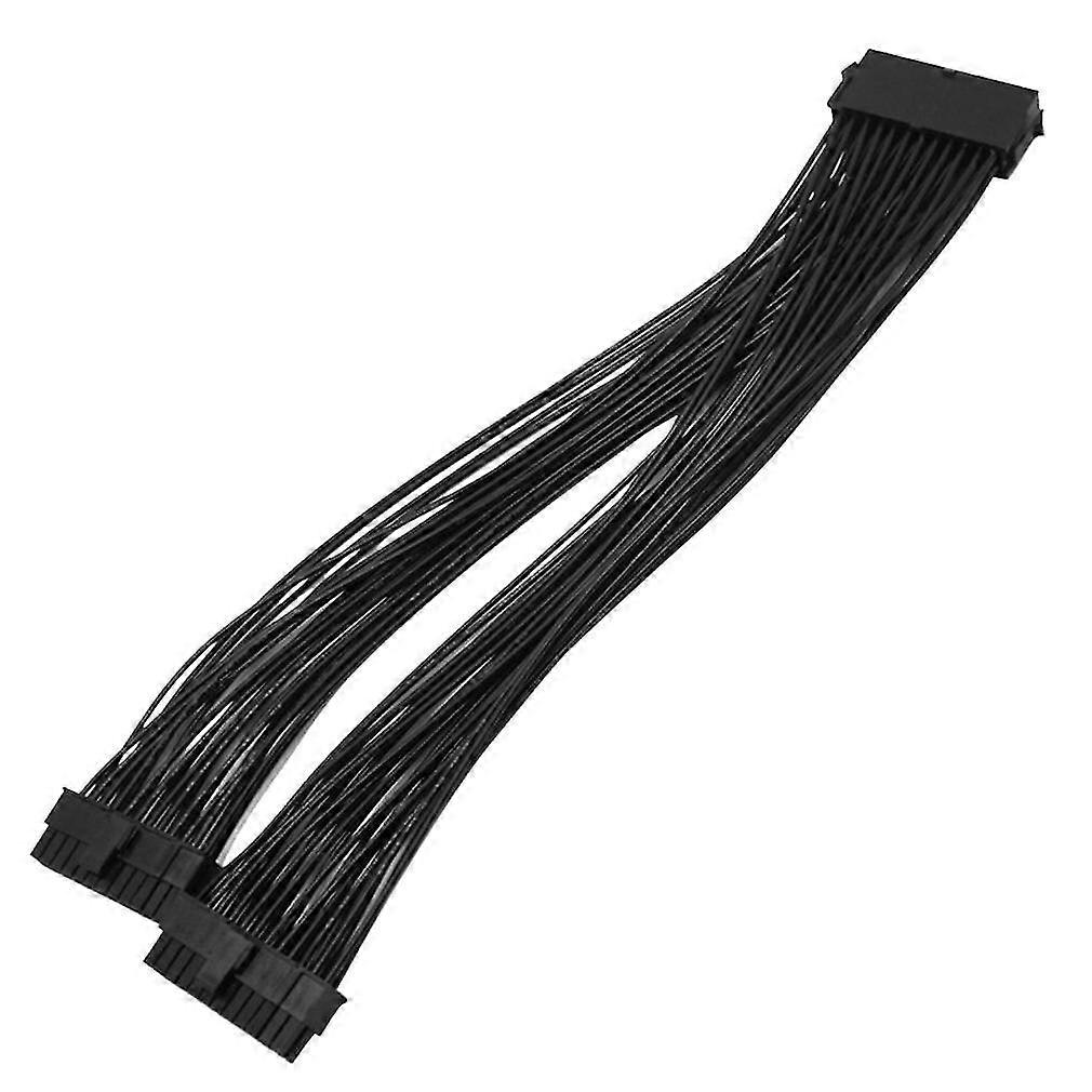 Upgrade 24pin 20+4pin Dual Psu Atx Power Supply Adapter Cable Connector For Mining 32cm Starting Line Computer