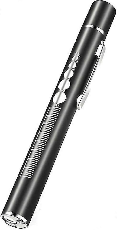 Pen light, dual light source rechargeable pen light
