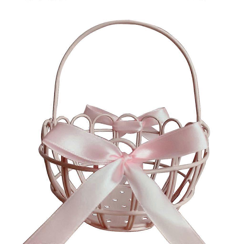 Multifunctional Wire Storage Baskets Bow Desk Basket Book Frame Simple Student