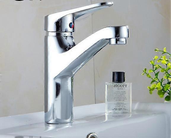 High Spout Bathroom Faucet (Chrome Brass)
