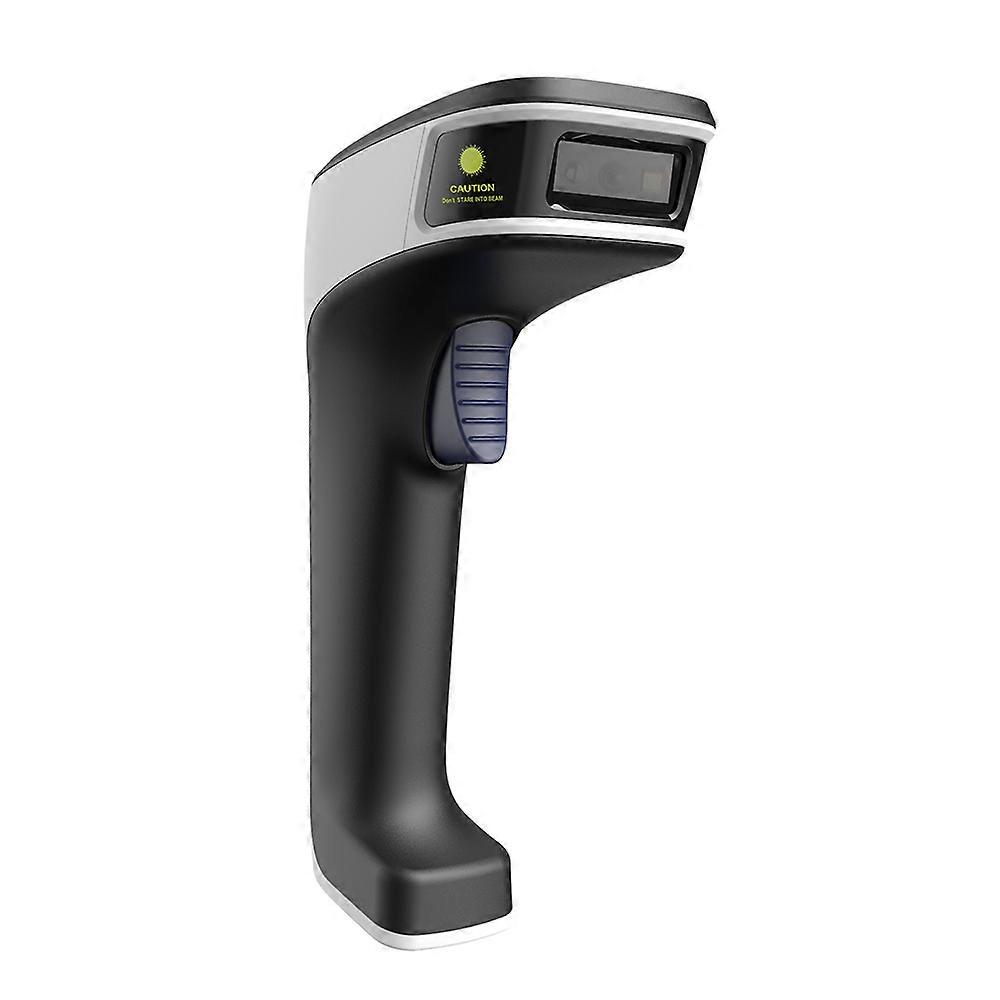 Handheld 1D / 2D Code USB Wireless 2.4G Scanner Supermarket Express Logistics Storage Barcode QR code Scanning Gun 300 Times/S