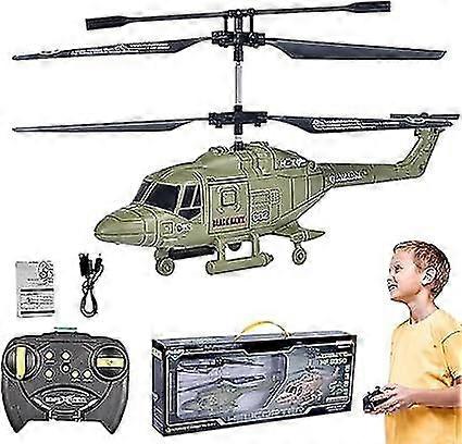 Electric Remote Control Helicopter, 3.5 Channel 2.4ghz Wireless Remote Rc Drone Helicopter, Mini Rc Helicopter With Led Light, One Key Take Off/landin